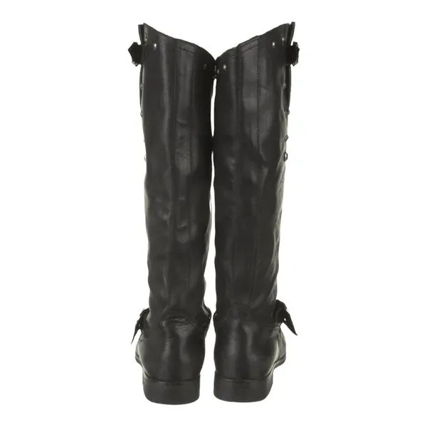 Golden Goose Kate Tall Studded Leather Moto Boots - Black - 38 - Image 4