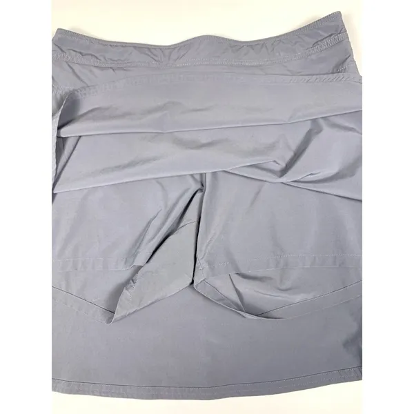 Athleta Everyday Skort Womens 14 Gray Pleated Tennis Golf Skirt Shorts - Image 6