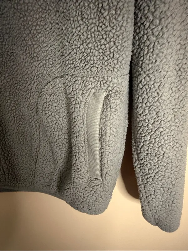 BSP Women’s Light Gray Sherpa Quarter - Image 3