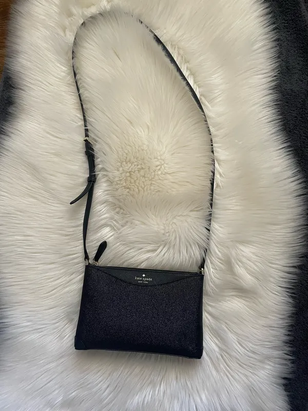 KATE SPADE New York "Joeley" <BLACK GLITTER> SMALL CROSSBODY BAG - Image 3