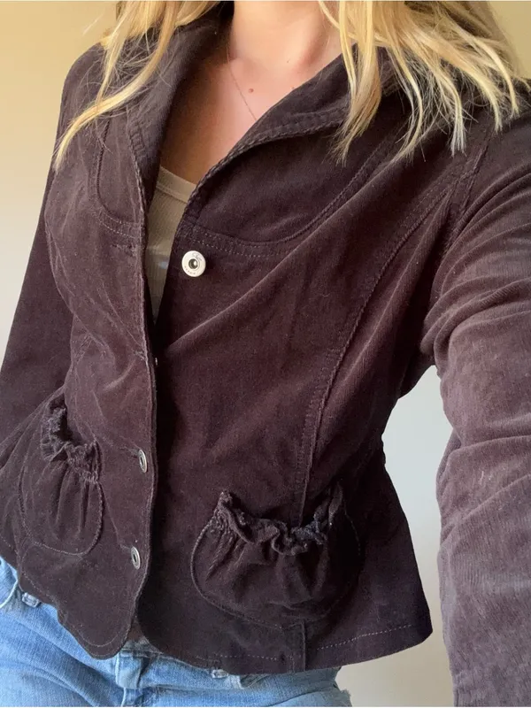 Riders Copper Black Corduroy Button Up Lightweight Jacket - Image 9