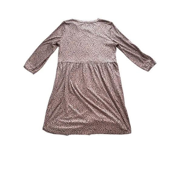 Bae the Label Maternity Dress Womens‎ Small Leopard Animal Print Brown Shift - Image 5
