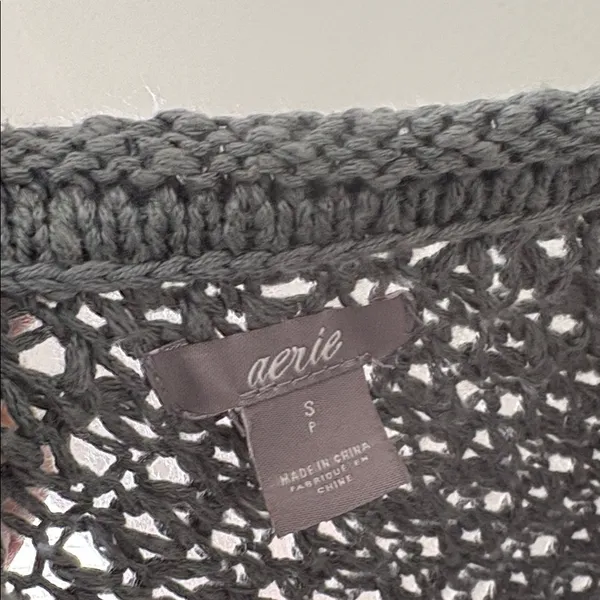Aerie Knit Crochet Tank Top Small - Image 7