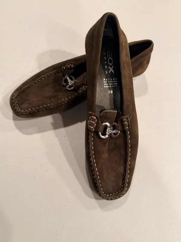 GEOX respira | women’s loafer shoe with horsebit accent. Size: 39/8-8.5 - Image 19
