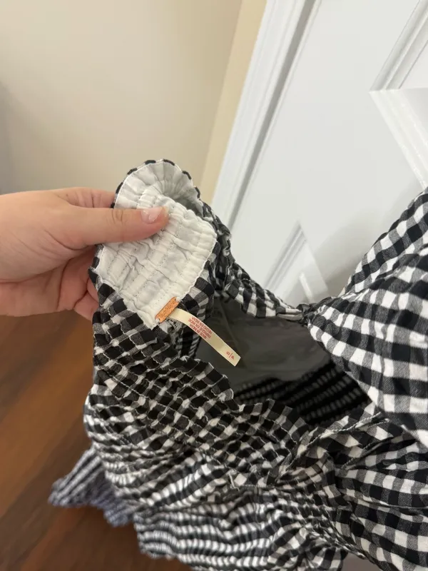 Free People Retro Heatwave Gingham One Piece S - Image 7