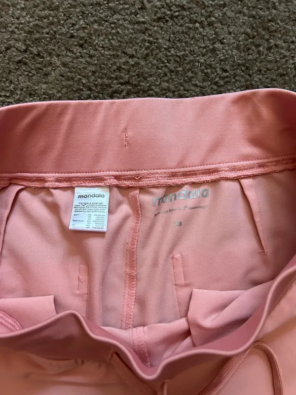 Mandala scrub bottoms Pink Size XS - Image 2