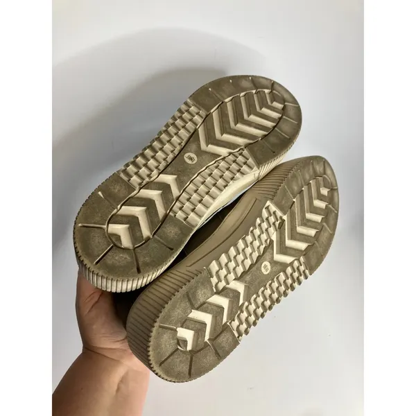 Crown Vintage Marlena gray suede platform slip on sneakers women's size 9 casual - Image 7