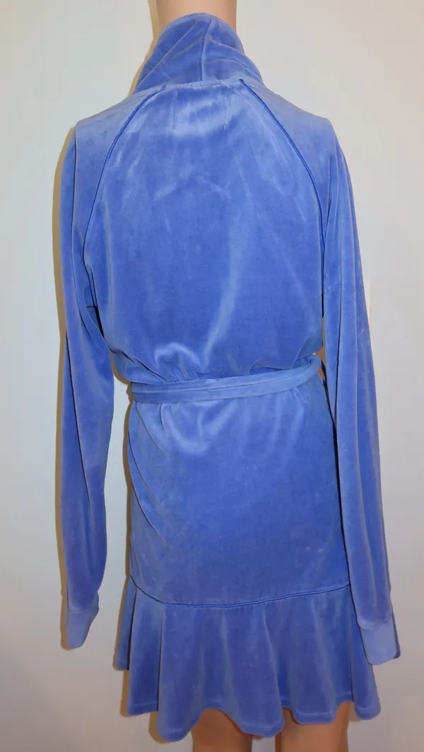 Juicy Couture Velour Ruffle Hem Robe - Image 2