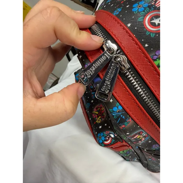 Loungefly Marvel‎ Avengers Tattoo Floral Mini Backpack - Image 5