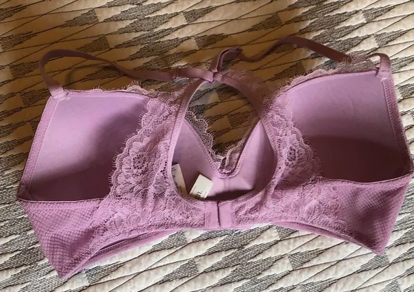 Auden softcup racerback lace bra bralette M - Image 2