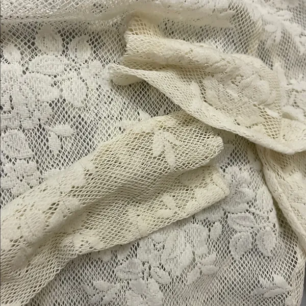 Y2K L.A. Movers lace Long Sleeve top White - Image 4