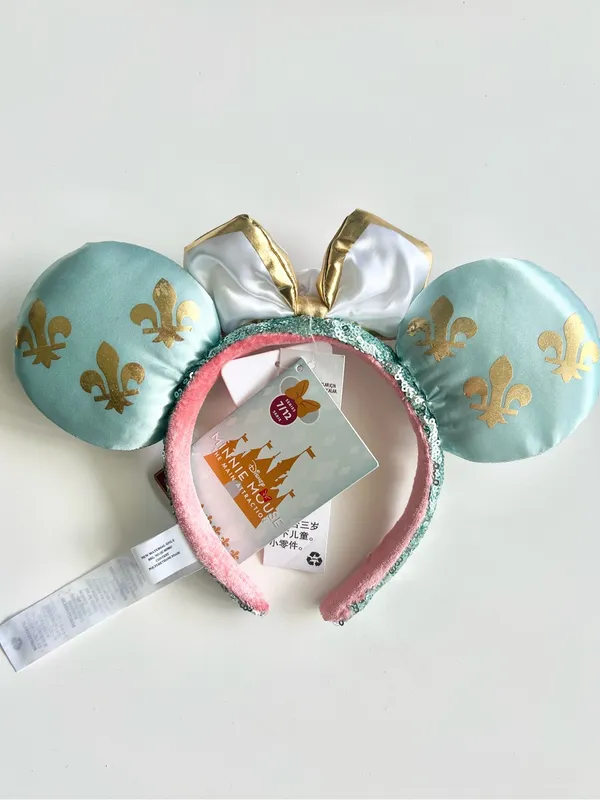 NWT Rare Disney Minnie Mouse Main Attraction King Arthur Carrousel Ears Series 7 - Image 2