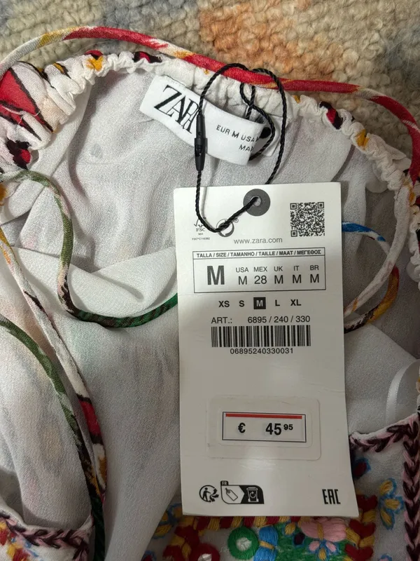 Zara boho print dress - Image 2