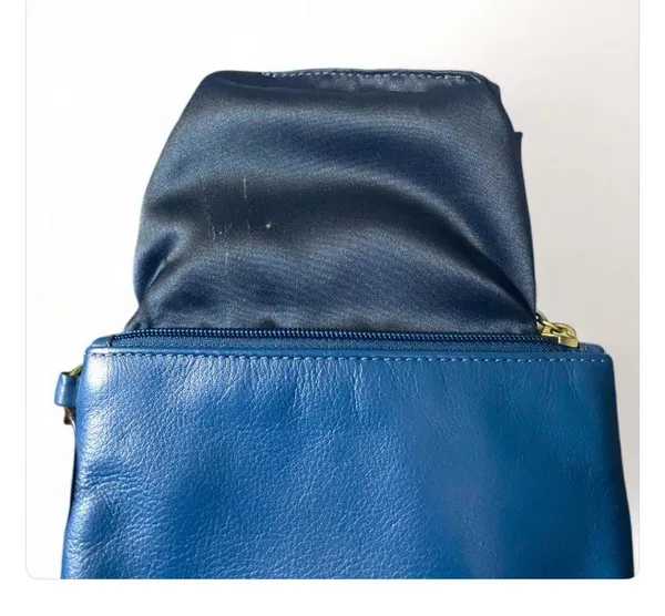 Coach Blue Leather Wristlet - Image 2
