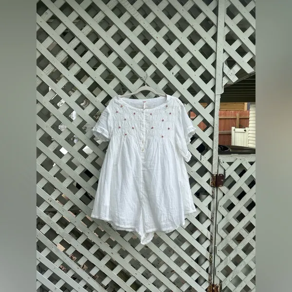 Free people Victoria Babydoll Romper - Image 4