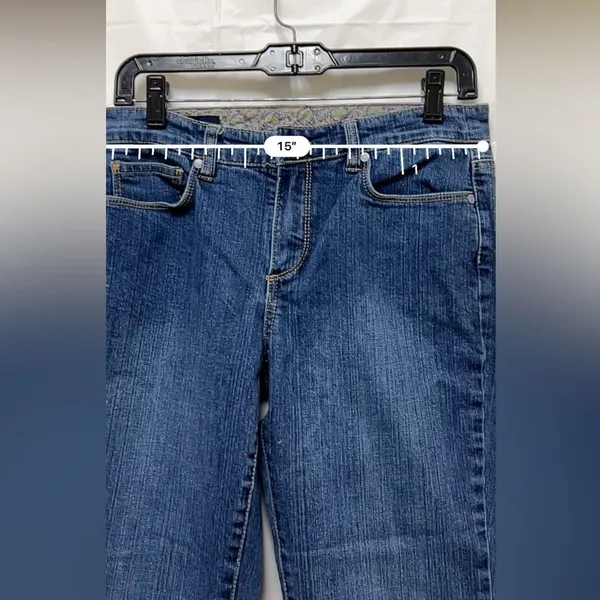 Ashley Bootcut‎ Jeans Womens Size 6 Blue Denim Bootcut Mid Rise CFR-C - Image 4