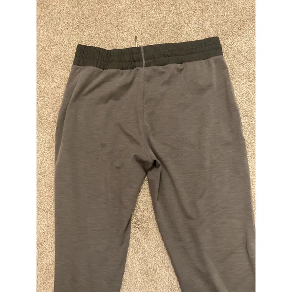 Vuori Lux Rib Performance Jogger Gray Ribbed Athleisure Lounge Pants, Size S - Image 11