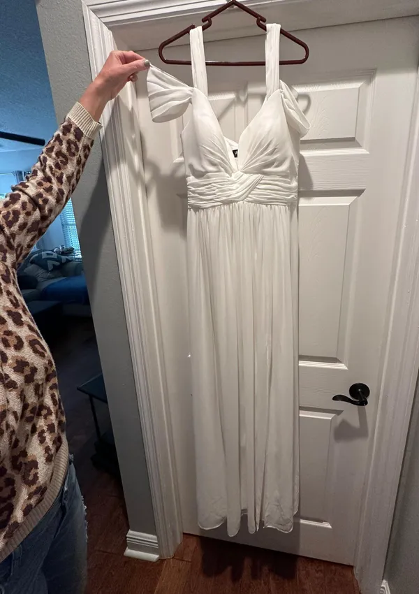 Lulus White formal dress - Image 2