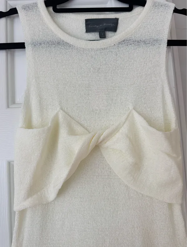 Anthropologie Sunday in Brooklyn Sheer Knit Maxi Dress, Size S - Image 6