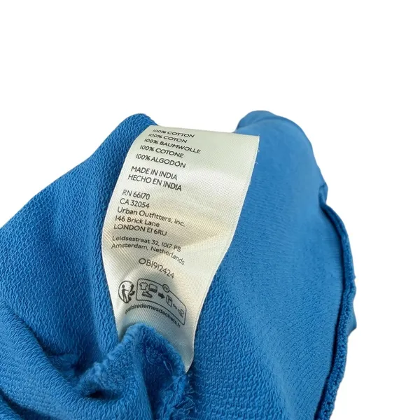 Anthropologie‎ Pilcro Kamrie Popover Top Blue Grommet Pullover Sweatshirt Medium - Image 14