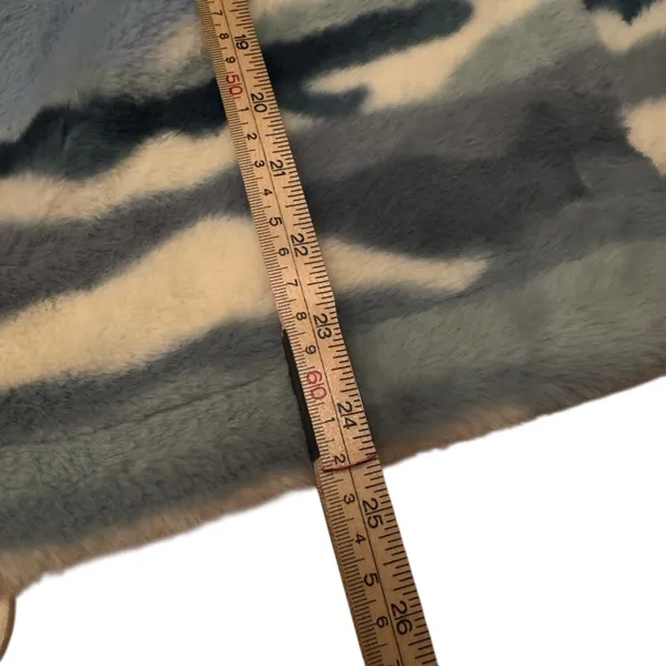 Mountain and Isles Blue Cream Half Zip Sherpa Fleece Pullover Oversized XL EUC - Image 9