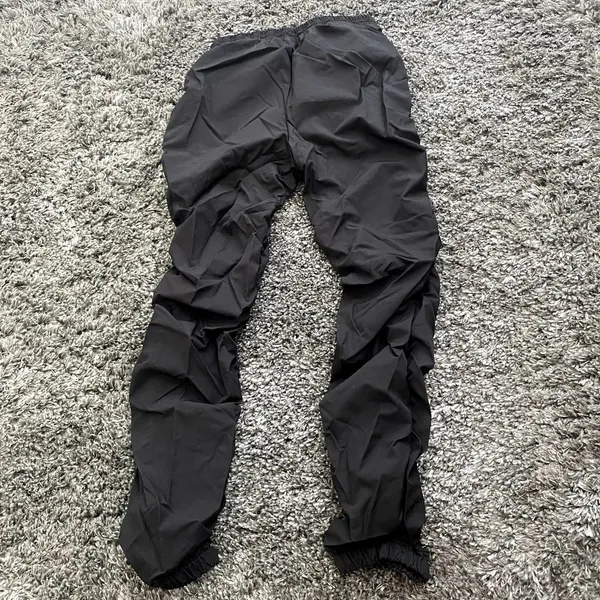 SHEIN Petite Nylon Ruched Joggers in Black, Size PL​​​​​​​​ - Image 3
