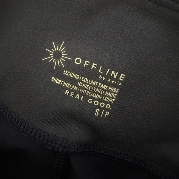 Offline by Aerie NAVY Leggings Size Small Classic Stretch Smooth - Image 2