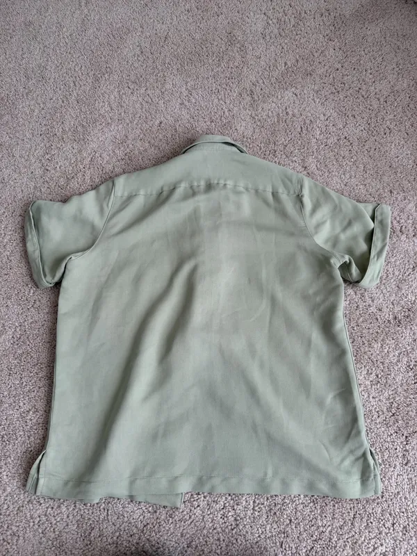 Devon & Jones Camp Collar Ladies Shirt Green - Image 4