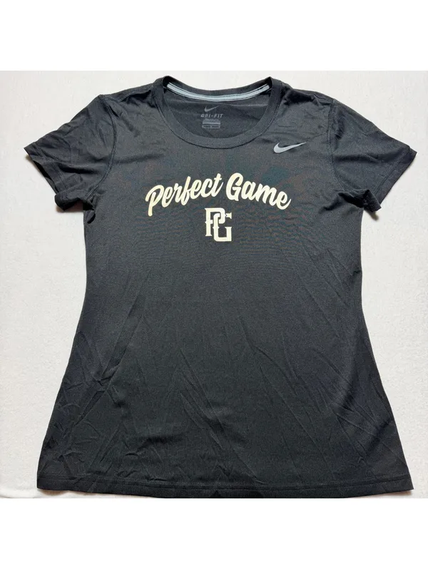 Nike Dri-FIT Perfect Game Black Athletic T-Shirt - Image 2