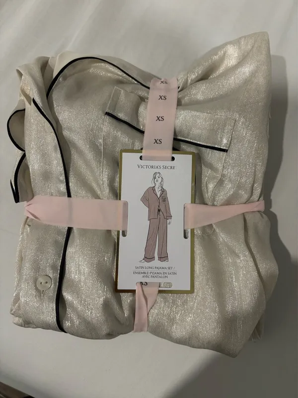 Victoria's Secret Glazed Satin Long Pajama Set - Image 2