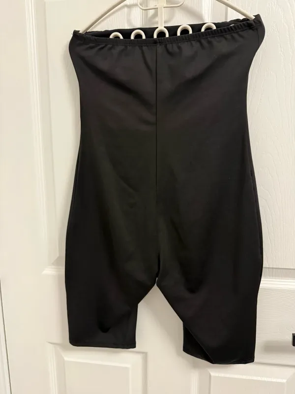 Strapless cutout shorts romper Black Size M - Image 2
