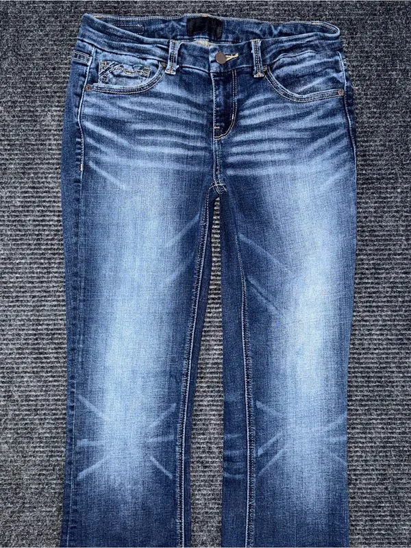 Buckle Black Fit No 53 Bootcut Stretch Jeans 28 x 34 LONG BBW2914 Dark Wash - Image 3