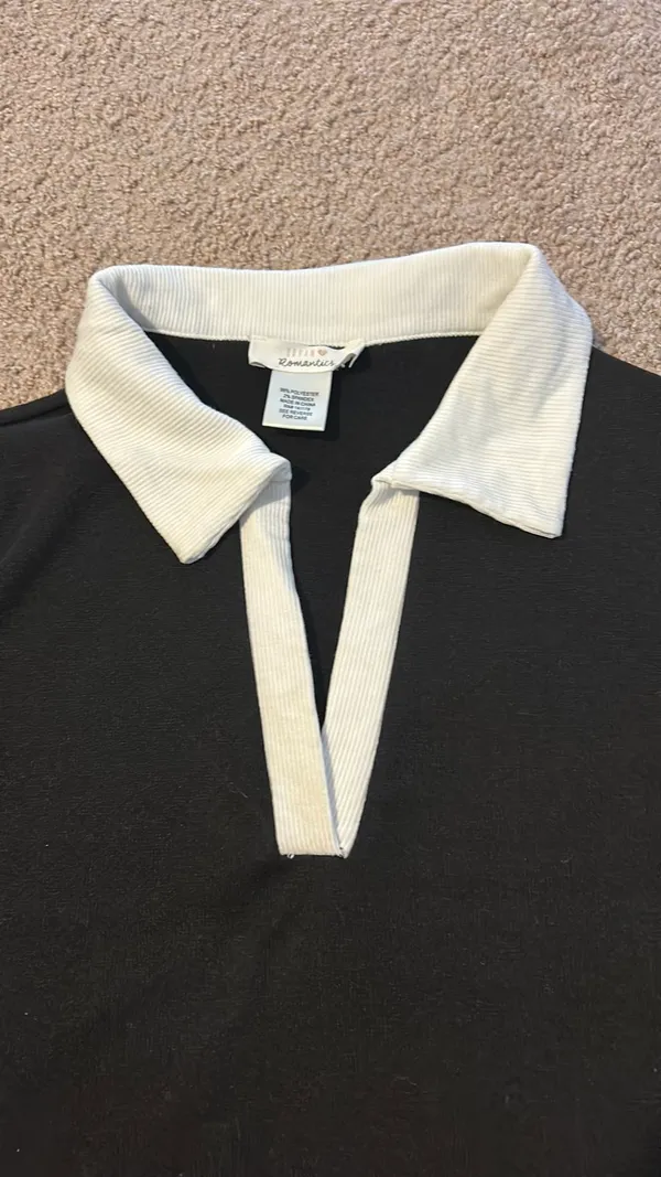 Urban Romantics Black Shirt With White Color - Image 6