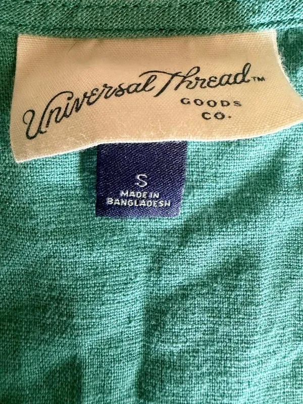 Universal Threads Teal Tiered Mini Dress Size S - Image 4