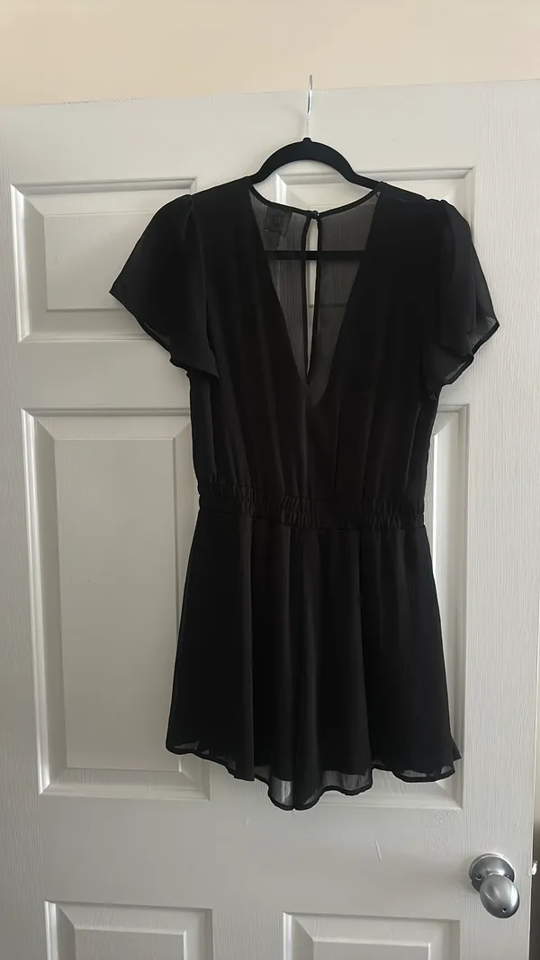 Blue Rain Black romper - Image 2
