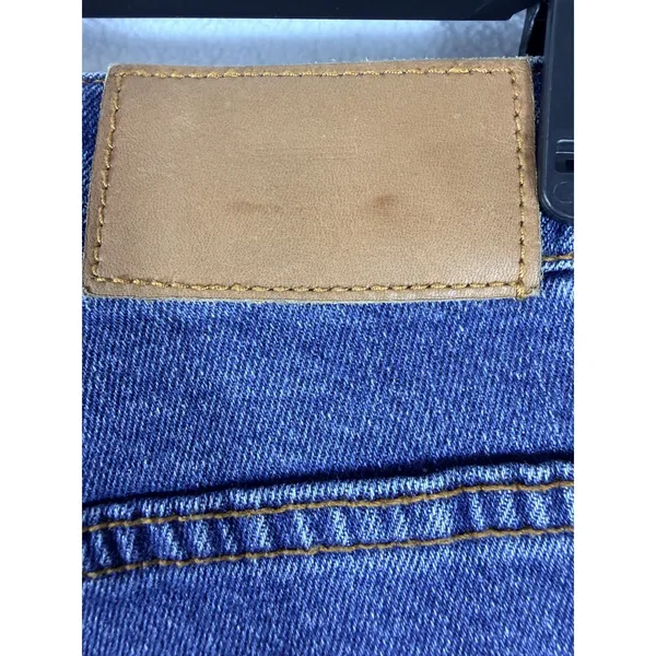 H&M Women’s High Rise Straight Leg Jeans Size‎ 6 Blue Stretch Cropped Denim - Image 10