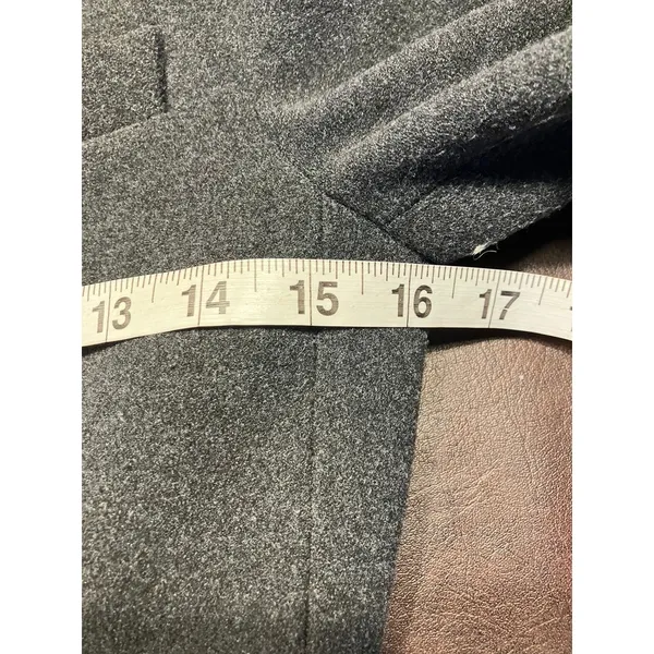 Cremieux Gray Wool Blend Blazer Jacket Women's 0 Business Career Tailored Fitted - Image 9