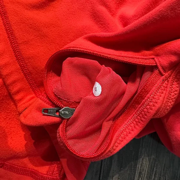 Lululemon Forme Jacket Womens 4 Athleisure Full Zip Stretch Luon Mesh‎ Vents Red - Image 6