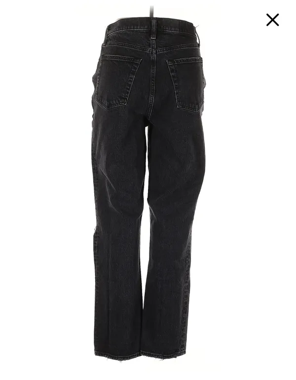 Abercrombie & Fitch The 90s Ultra High Rise Black Jeans - Image 2