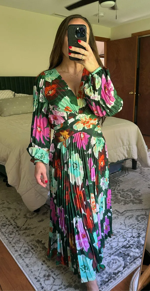 Maeve Anthropologie Long Sleeve Formal Dress - Image 2