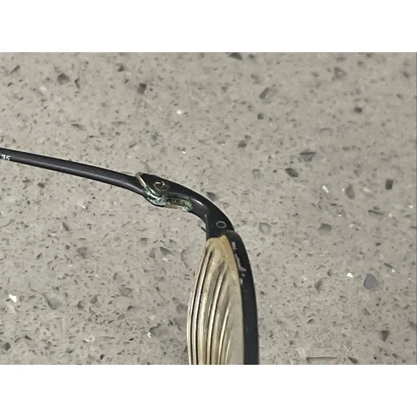 Nike with Flexon 4603 001 Eyeglass Frames ONLY 45-20-135 Black metal full rim - Image 10