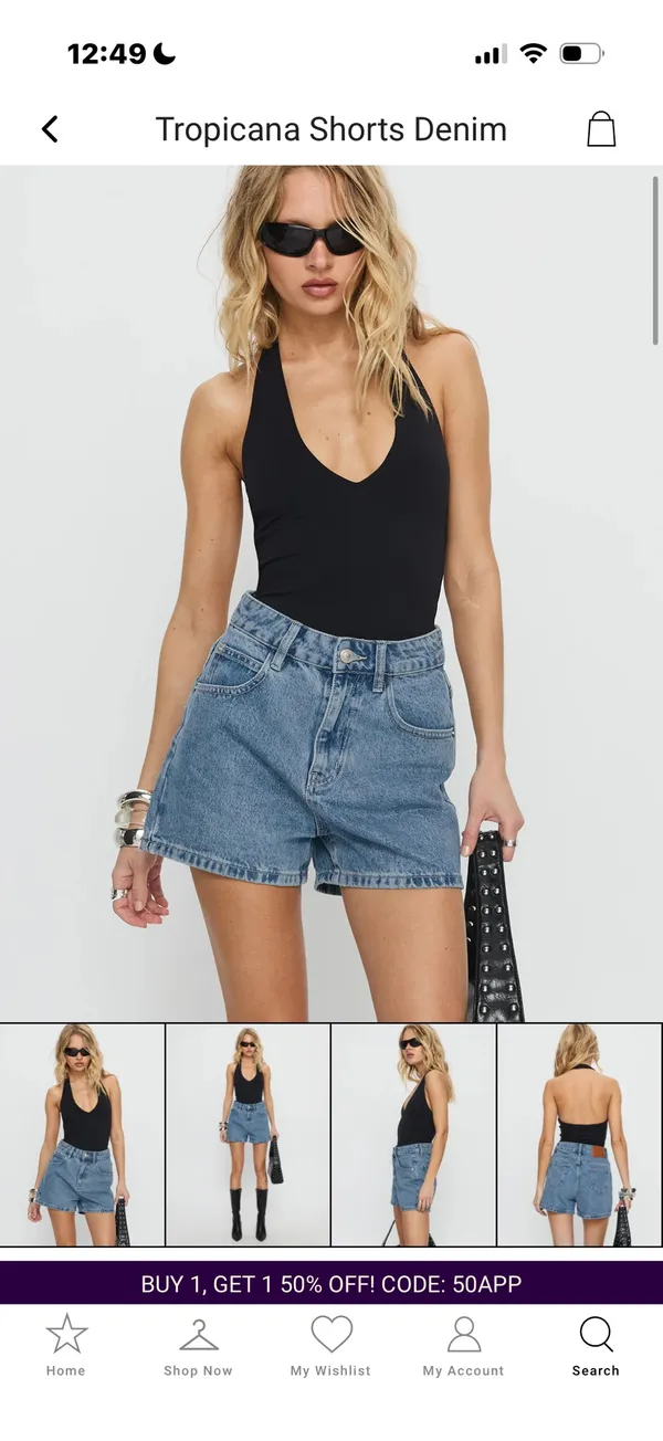 Princess Polly Jean Shorts - Image 5