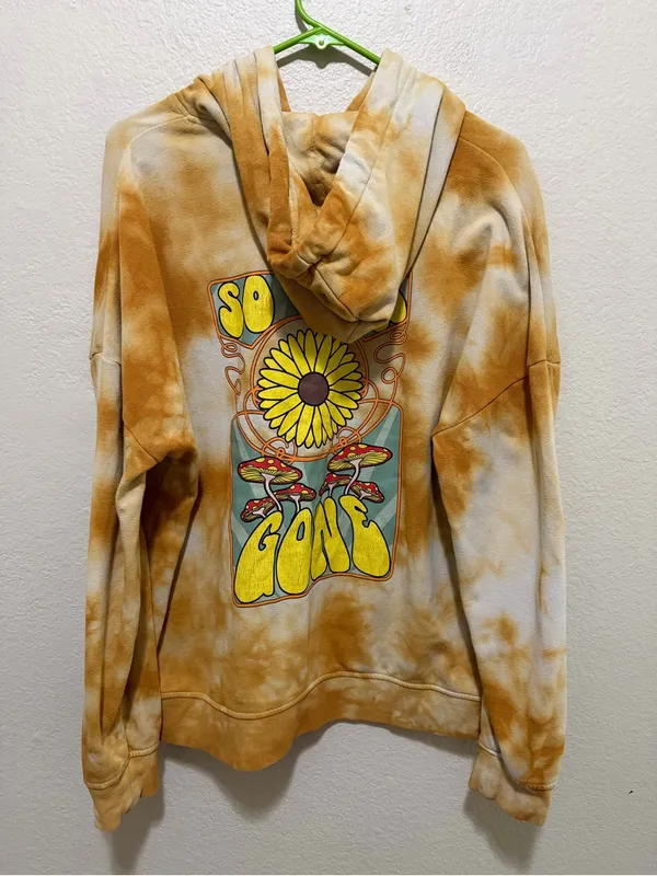 Empyre Psychedelic Mushroom “So Far Gone” Tie Dye Hoodie Large - Image 2