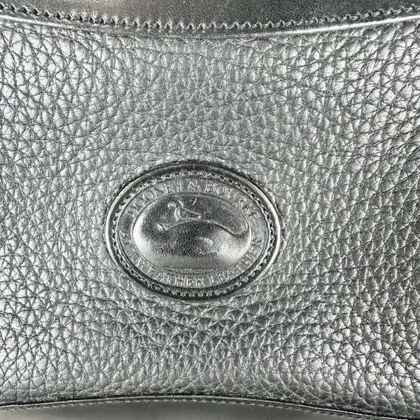 Dooney & Bourke Vintage Pebbled Leather Crossbody Bag Black P19 - Image 9