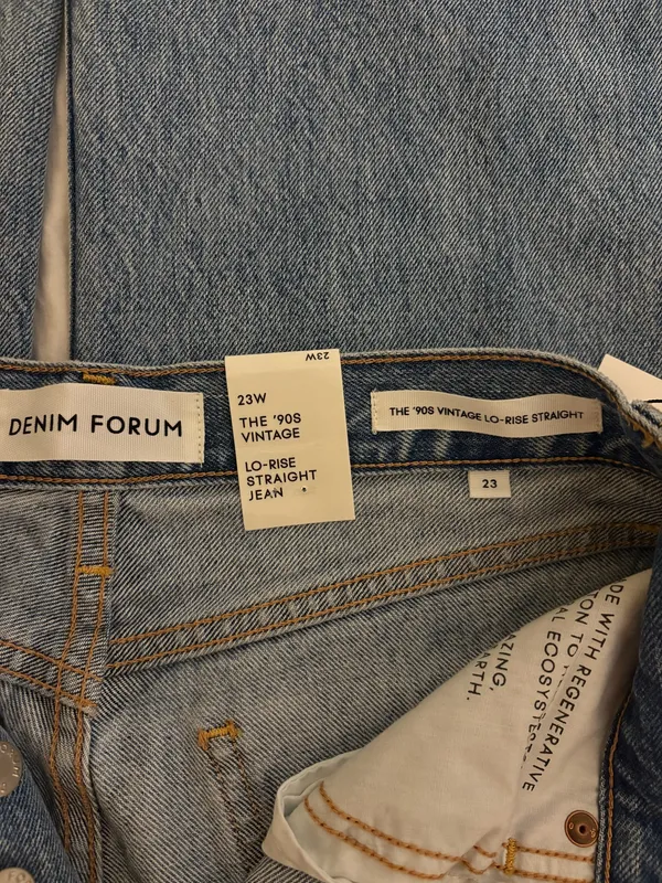 Aritzia Denim Forum the '90s Vintage Lo-Rise Straight Jeans - Image 6