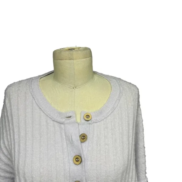 Free People Around‎ the Clock Tunic Sweater Lavender Size Small - Image 5