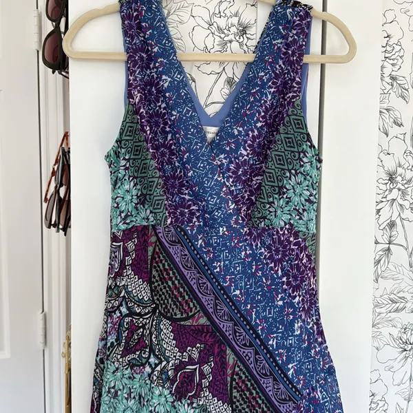 Y2k Whimsigoth midi dress Purple Size 12 - Image 3