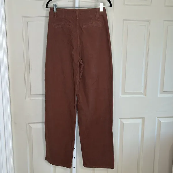 Aritzia Wilfred Wide Leg Brown Trousers Size 6 A23 - Image 7