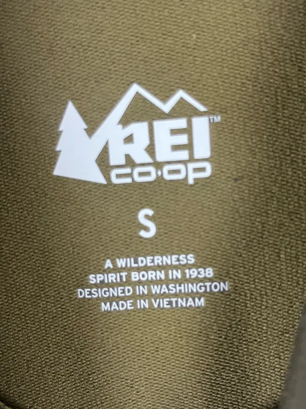 REI Green Mock Neck Long Sleeves Pullover Size Small Hiking Camping Outdoors - Image 3