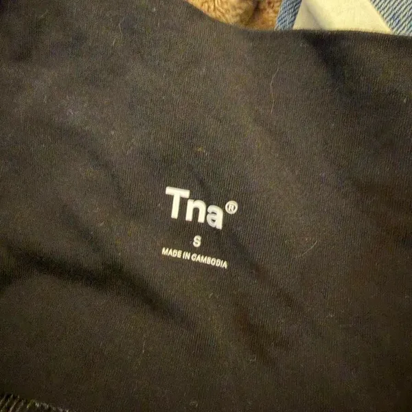 Tna Women's Black and Navy Leggings - Image 4